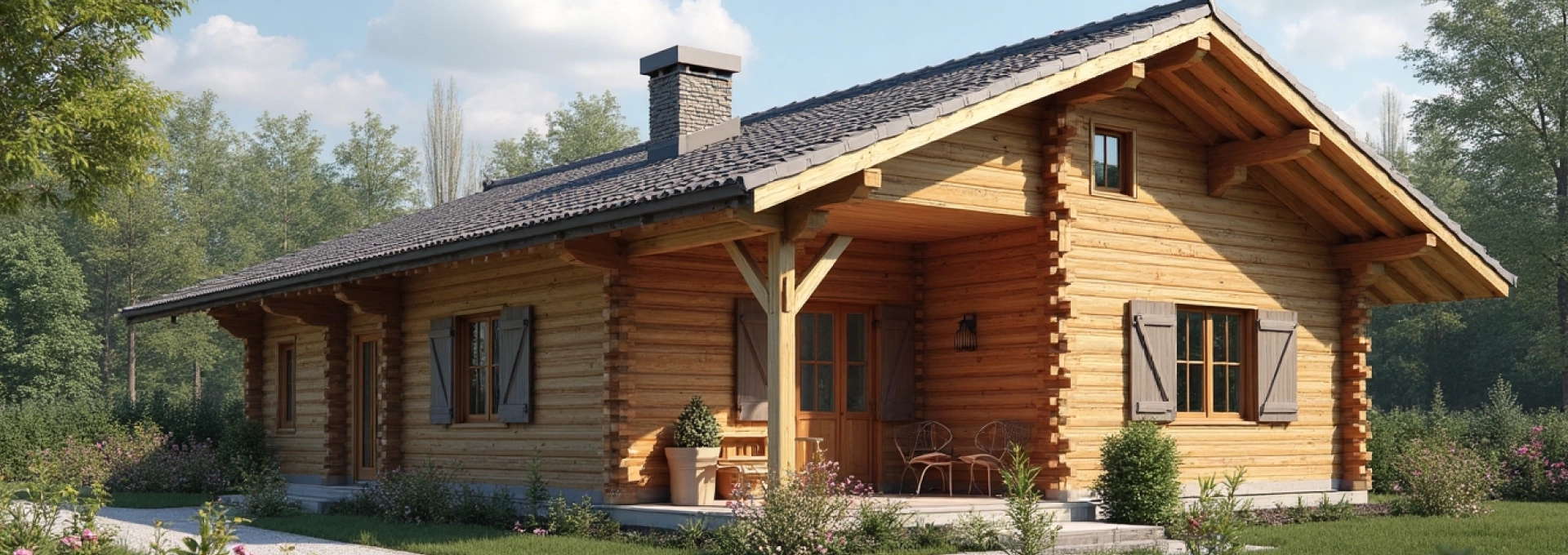 Construction de chalets en bois