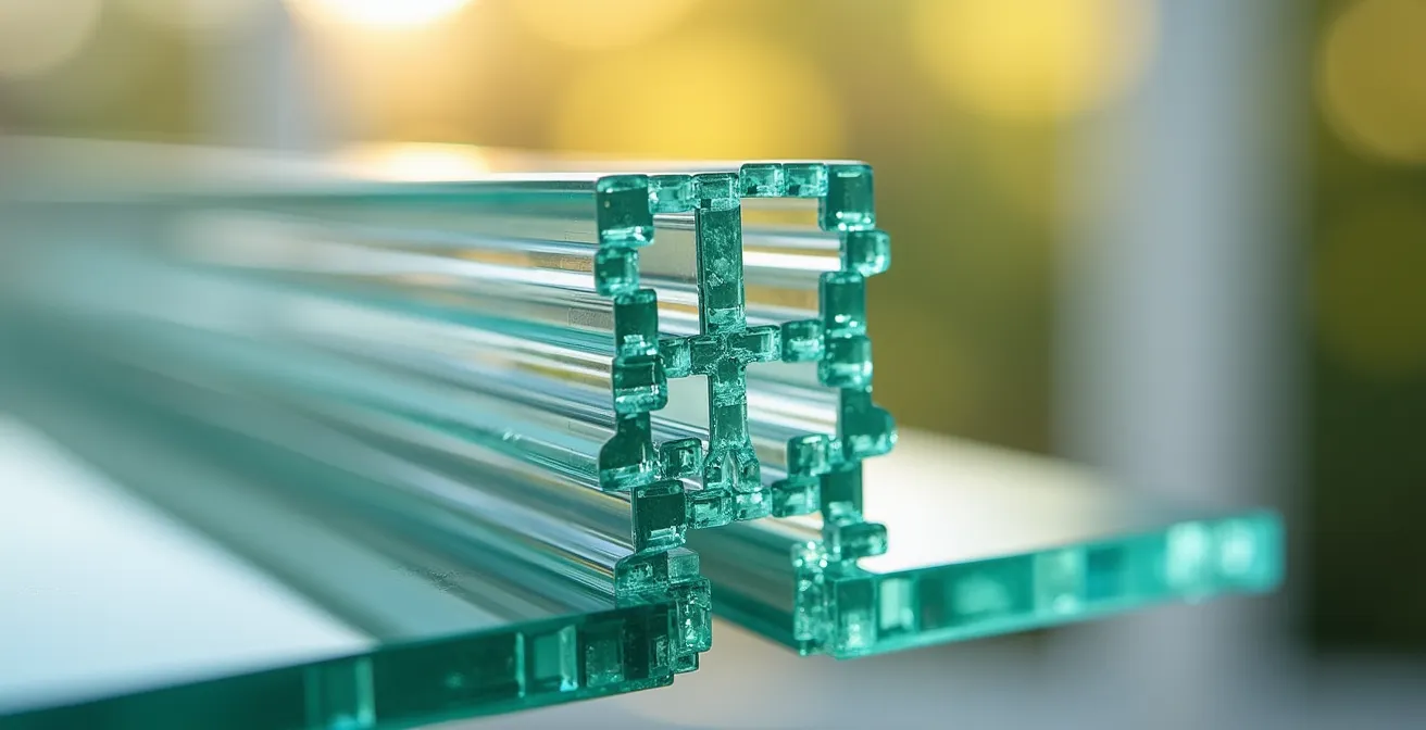 Schéma montrant les apports solaires différents entre double et triple vitrage